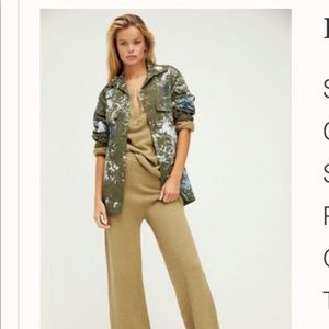 Free People Hailee Sweater Set Dried Rosemary